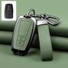 Zinc Alloy Leather Car Key Cover Housing Key Fob For Toyota Prius Camry Corolla C-Hr Chr Rav4 Land Cruiser Prado Key Fob