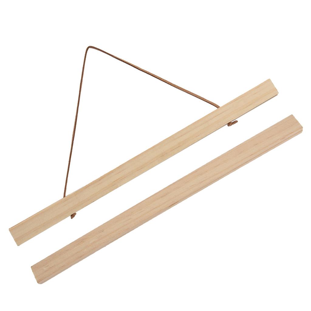 Wooden Poster Hanger DIY Magnetic Hanging Frame for Art Prints Canvas Photos Pictures Artwork30x2.1CM