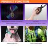 1-5pcs Ultrasonic Mini Mosquito Repellent with Carabiner Lightweight Anti-mosquito Bite Pendant for Kids Adults Outdoor Camping