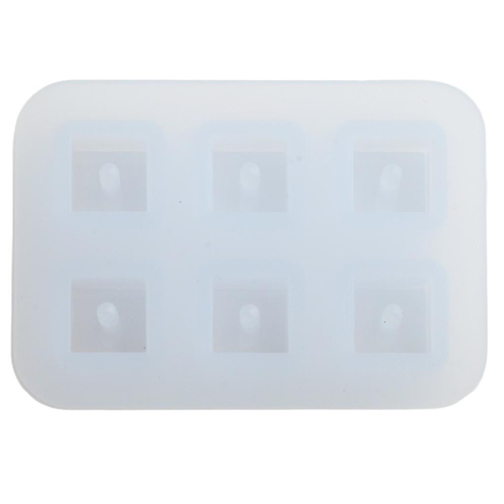 Earrings Bracelet Handmade DIY Silicone Cube Round Beads