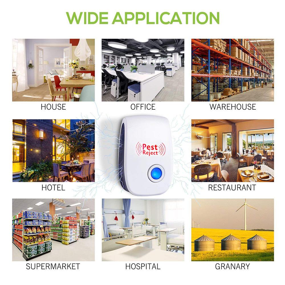 Electronic Ultrasonic Electromagnetic Mosquito Anti Mouse Insect Repeller Rat Cockroach Household Pest Reject Repellent