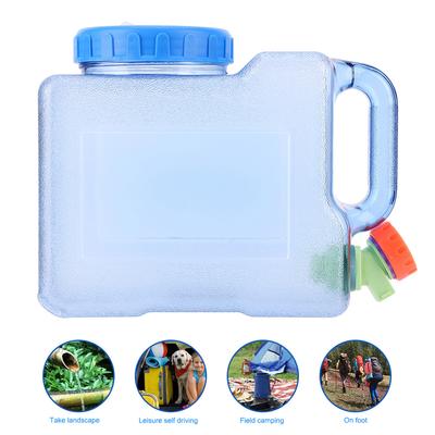 3L Portable Water Container Multifunction Camping Water Tank Leakproof Water Storage Carrier for Hiking Self-Driving Tour