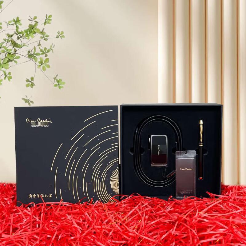 Pierre Cardin Men s Leather Belt & Pen Gift Set