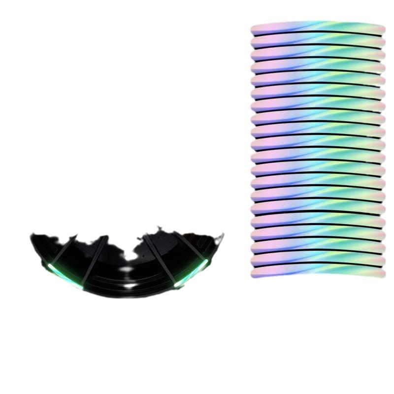 Bicycle Wheel Hub Reflective Stickers Colorful Night Tire Bicycle Stickers Wheel Decoration