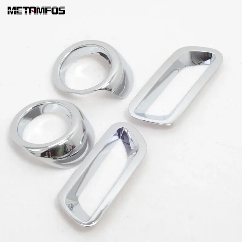 For Subaru XV Impreza Hatchback 2012 2013 2014 2015 Chrome Front Rear Fog Light Lamp Cover Trim Foglight Protector Accessories