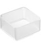 Yamazaki Stackable Drawer Size W8 X D8 X Tower Cutlery Desk Freely 3640 (Yamazaki Industries) Clear-bottomed, Organizer/storage Case, S, 2-pack,