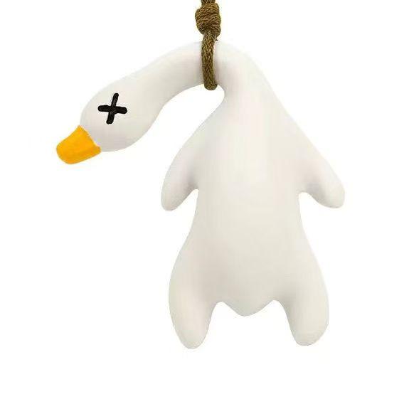 

УФ меняющая цвет жареная утка украшение для автомобиля 1 pcs