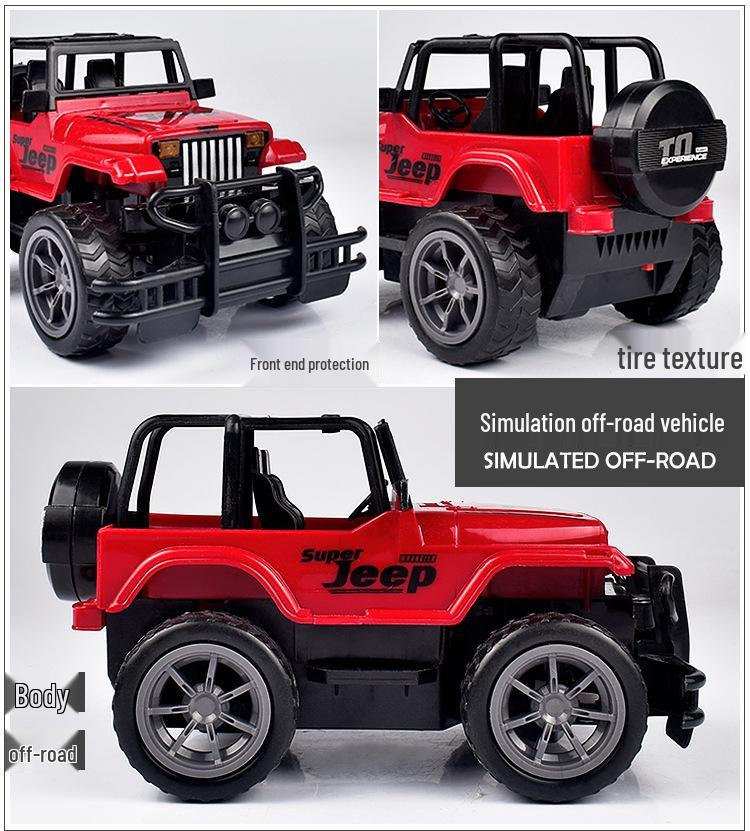 Big Wheel Off-Road Remote Control Racing Car - Children's Stunt Toy