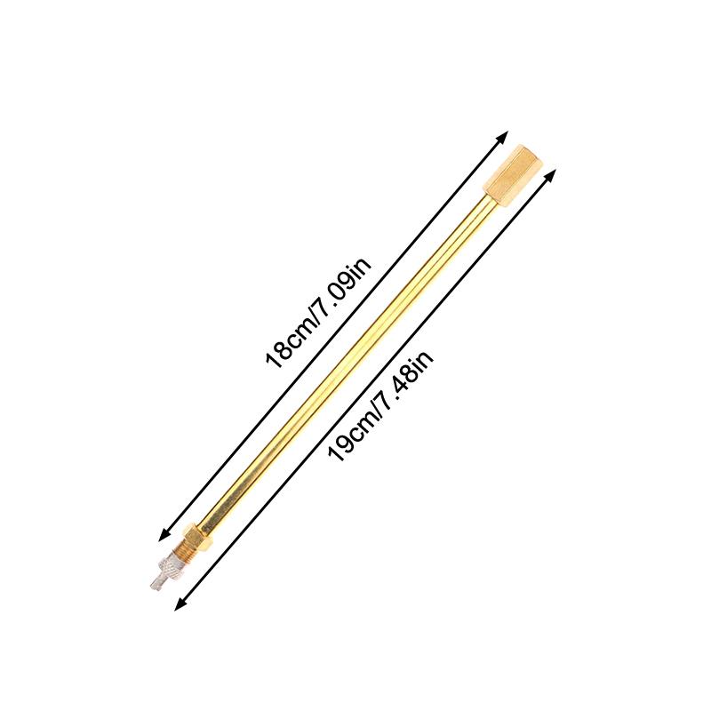 1 szt. Samochód Auto Ciężarówka Mosiężny Kapturek Zaworu Opony Koła Przedłużka Trzpienia Opony Przedłużacz Zawory Dętkowe Akcesorium Samochodowe