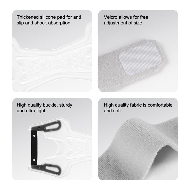 Patella Kneecap Band Adjustable Silicone Knee Tendon Strap Pressurized Protector Knee Pad Shock Absorption Basketball Sports