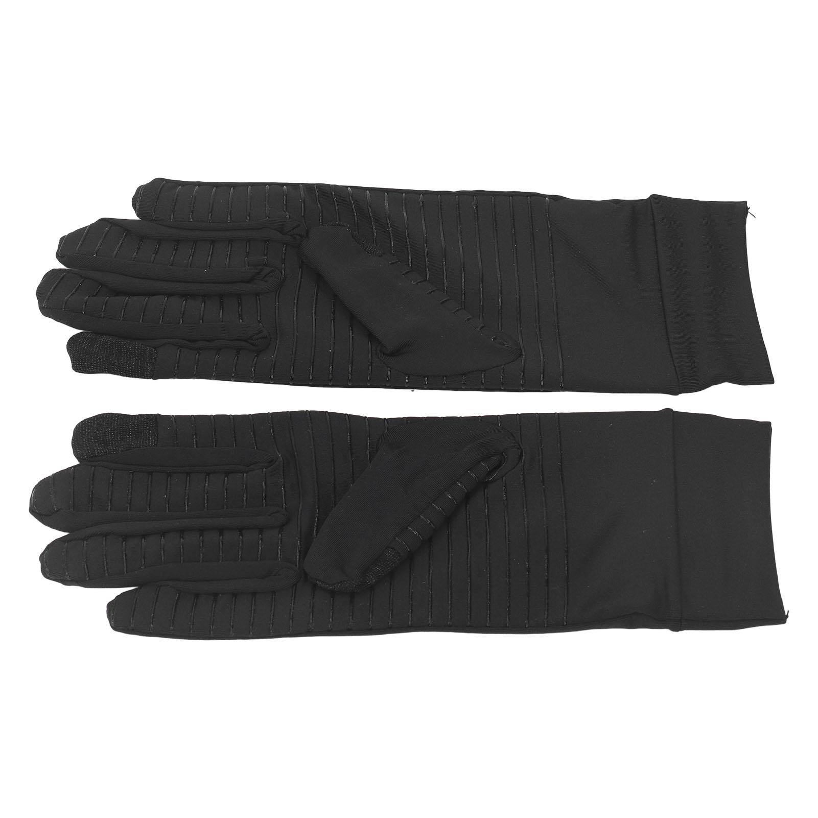 

Медно-волоконные компрессионные перчатки от артрита, медицинские, с нескользящими точками, медные компрессионные перчатки M