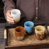 Creative Ceramic Cup Kung Fu Teacup Espresso Coffee Cup Tea Cup Coarse Pottery Cup Retro Teacup