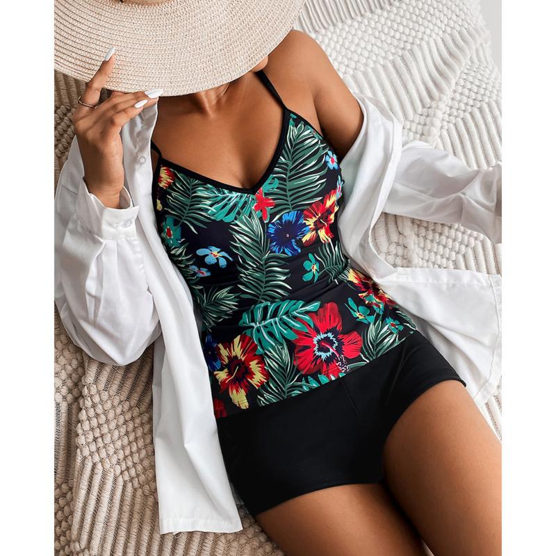 2026 Large Swimsuits Plus Size Tankini Sets Female Swimwear Beach Wear Two-Piece Bathing Suit Sports Pool Women's Swimming Suit
