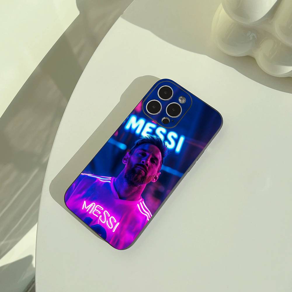 

M-M-essi-No. 10 Phone Case For iPhone 17,16,15,14,13,12,11 Pro Max,16Plus,XS Soft Black Cover iPhone17air