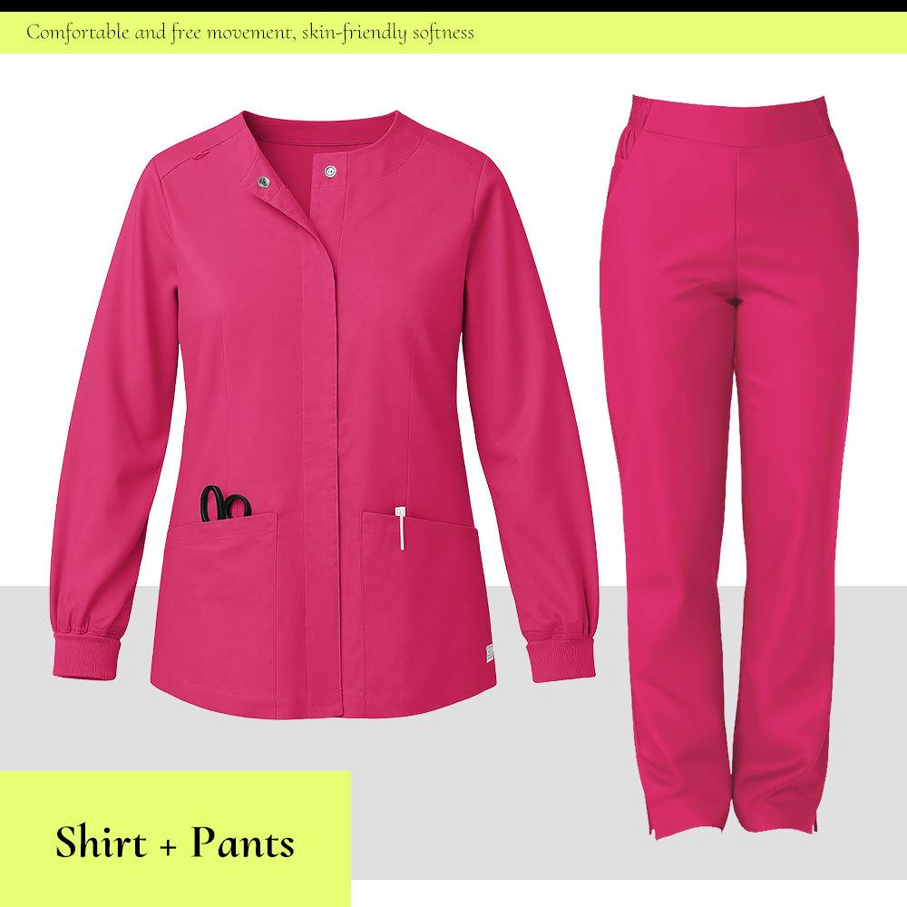 Short Sleeve Dental Scrub Suit - Available In 5 Colors, Ready To Ship