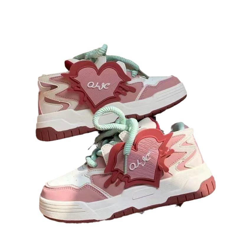 Fashion New Hot Selling Women's Shoes Lightweight and Comfortable Casual Skateboarding Shoes Classic Thick Soled Breathable Sports Shoes