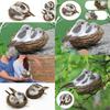 Set Realistic 1 Feathered Birds With Nest Birds Egg Artificial Garden Decor Tree
