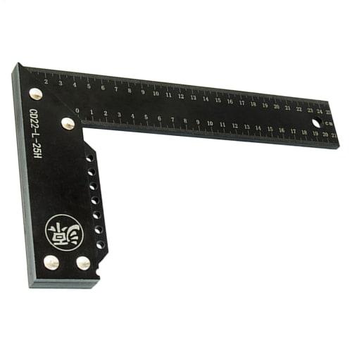 Framing Square, Carpenter Square | L-Shaped Square Ruler, Thickened Square Ruler, Bakelite Anti-Magnetic Measuring Tool, Multi-Function Marking Tool,