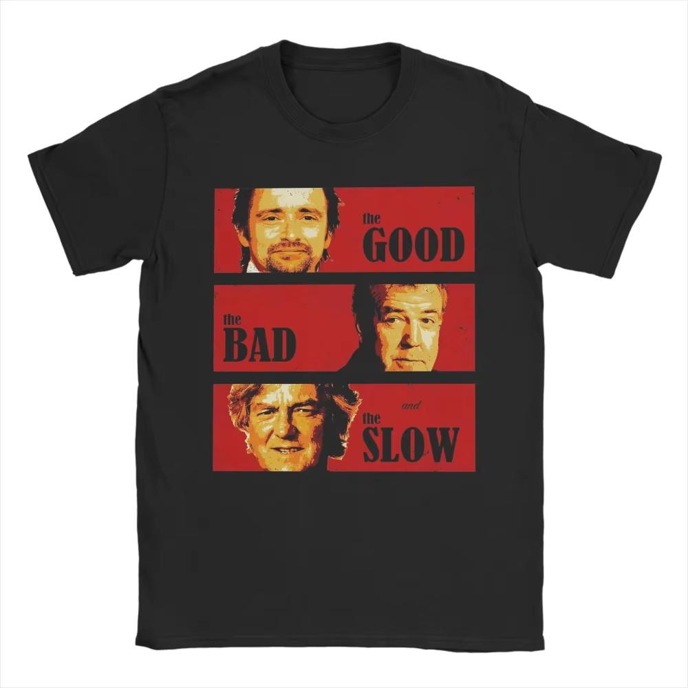 Jeremy Clarkson Hammond May tribute mens Tshirt Goodfellas Badfellas and Slowfellas  Allseason couple streetwear tops S