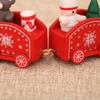 Wooden Christmas Small Train Xmas Ornaments Merry Christmas Decor for Home Happy New Year 2025 Creative Kids Naviidad Gifts Gift