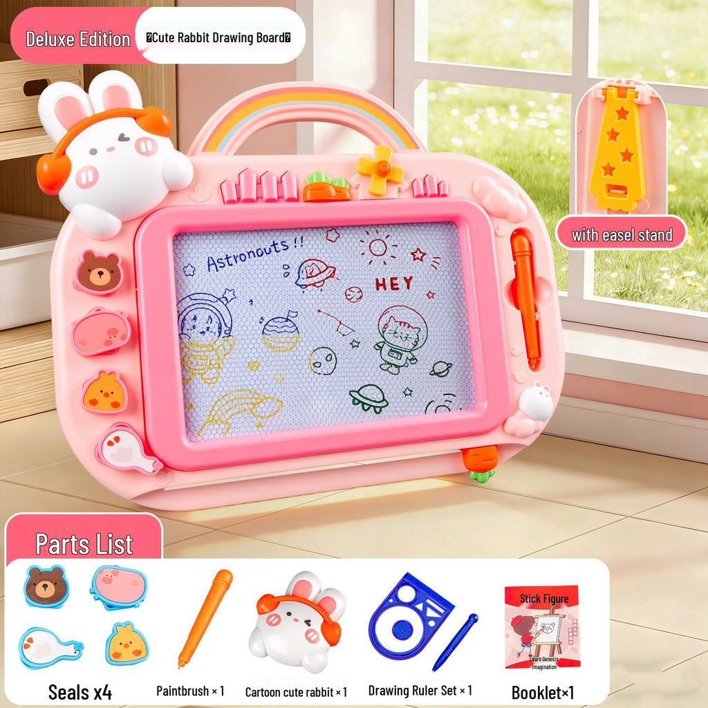 Children's Magnetic Drawing & Writing Board: DIY Painting Table & Graffiti Toy for Early Education