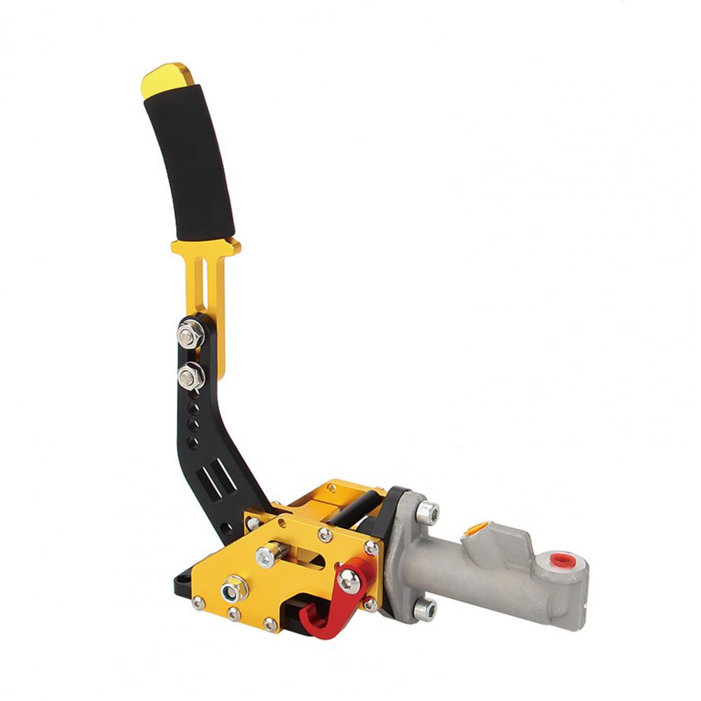 Durable Car Handbrake Bright Comfortable Grip Aluminum Alloy Car Modified Handbrake Decorative