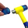 25Mm Double Headed Installation Hammer Rubber Hammer With Rubber Handle Detachable Insulated Installation Hammer Strike Hammer