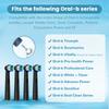 Oral B Compatible Electric Toothbrush Replacement Toothbrush Brush Heads, Toothbrush Head Refill for OralB Pro, D & Smart Series