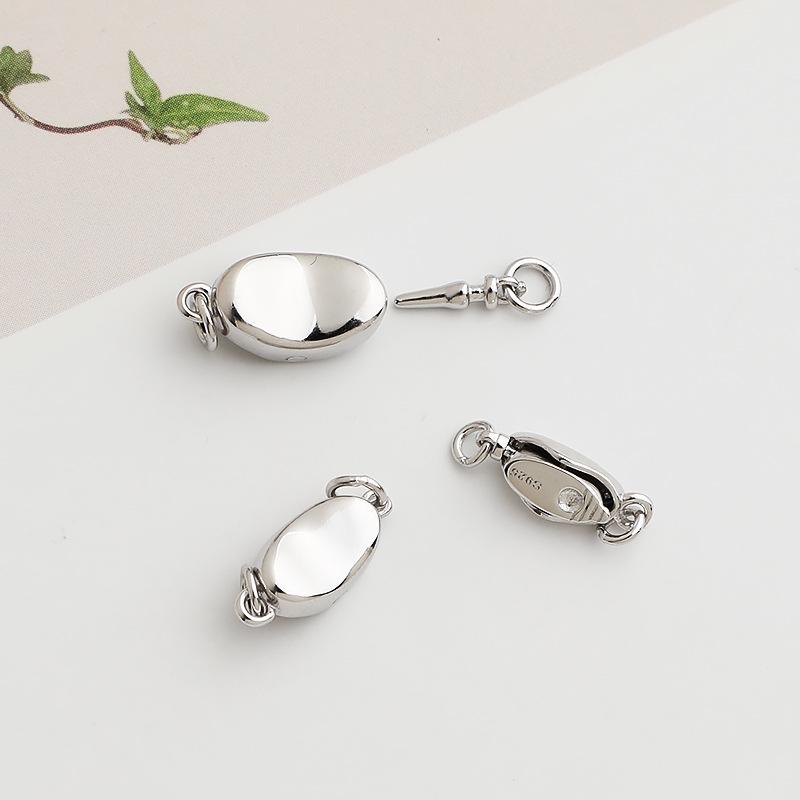 S925 Sterling Silver DIY Pearl Bracelet/Necklace Clasp Connector