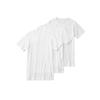 [GUNZE] Basic 3-Pack, 100% Cotton, Skin-Friendly Crew Neck T-Shirt, Men's, White GM00133