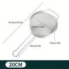15/20CM Stainless Steel Strainer Fine Mesh Small and Large Strainer Household Strainer