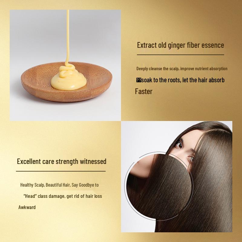 Ginger & Polygonum Multiflorum Moisturizing Shampoo with Camellia Seed for Repair & Nourishment