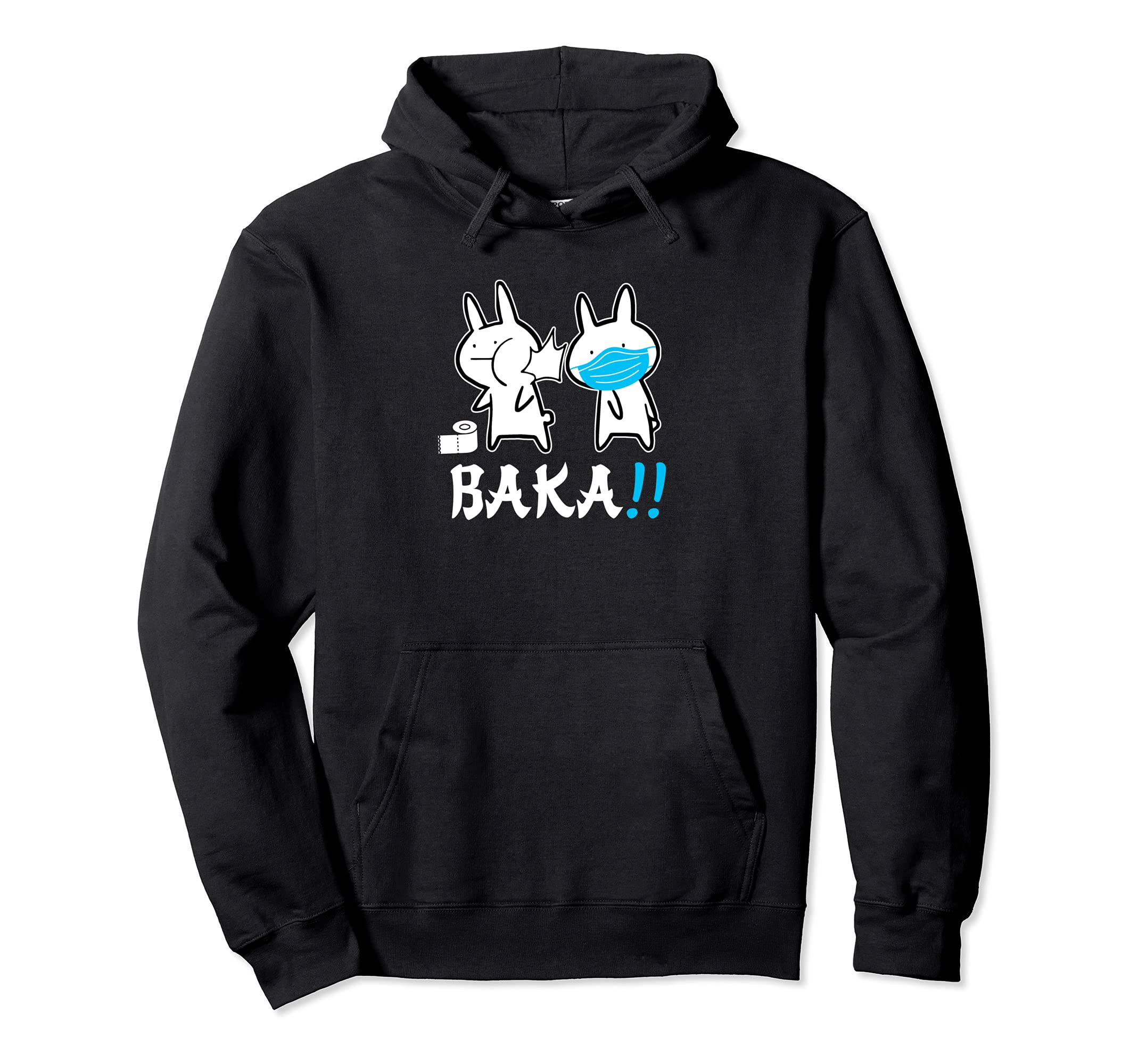 

Stupid Anime Toilet Paper Quarantine Hoodie чёрный