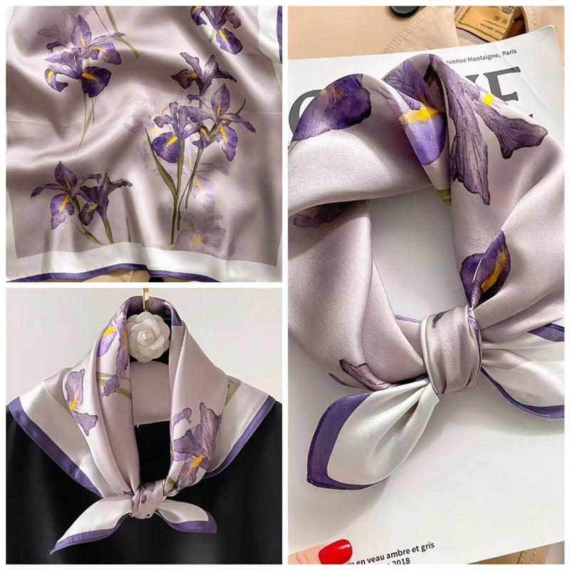 Nice Small Scarf Korean Ins Style All-match Fashion Summer Decorative Square Tie Hair Band Thin