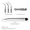 Niceden Dental Ultrasonic Air Scaler with 3 Tips Scaling Handpiece Frequency Pneumatic Scaler 2/4 Holes
