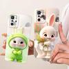 For Redmi Note 10 Pro China 6.6" Case Simple Cute Cartoon Rabbit Silicone Back Cover For Redmi Note 10Pro 10 PRO 5G Phone Cases
