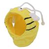 Cat Head Wearing Teaser Stick Yellow Bee Interactive Toy Cat Teaser Hat for 24-30cm Necks