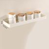 Bathroom Multifunctional Storage Rack, Space Aluminum Anti Rust Wall Mounted Storage Rack Single-Layer