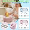 Multifunctional Vegetable Cutter With Insert Plate For Shredding Potatoes, Coarse Shredder, Household Grater, Hand-friendly Shredder .
