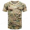 Summer Round Neck 3D Camouflage Print Top Fashionable Outdoors Casual Short Sleeved Men's T-shirts