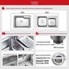 ARROW Kitchen Sink Double Basin Drain Pipe Kit