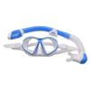 Anti-fog mask, tempered glass diving goggles, silicone snorkel, full dry breathing tube, snorkeling set