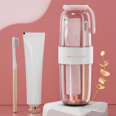 Mouthwash Cup Portable Travel Toothbrush Holder Case Multi-purpose Storage Container for Business Trips Camping