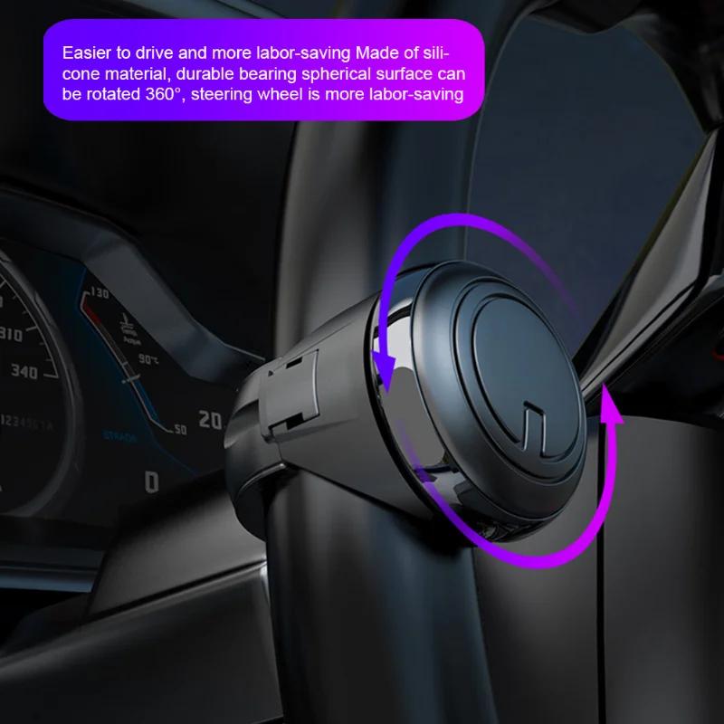 Universal Car Steering Wheel Booster 360 Degree Rotation Steering Wheel Knob Ball Labor-saving One Hand Steering Booster