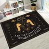 3D Retro Witch Ouija Gothic Spirit Board Rug for Bedroom Living Room Sofa Home Doormat Decor, Large Kids Play Non-slip Floor Mat