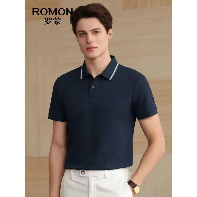 

Romon Men s Business Casual Polo Shirt 170