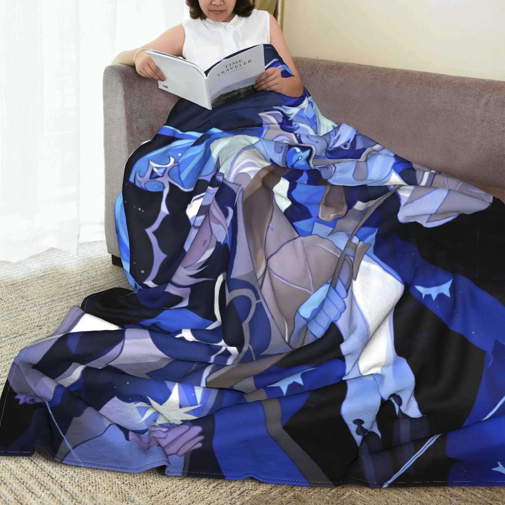 Shadow Milk Cookie Run Kingdom Blankets Flannel All Season Breathable Warm Throw Blankets for Bedding Bedroom Plush Thin Quilt