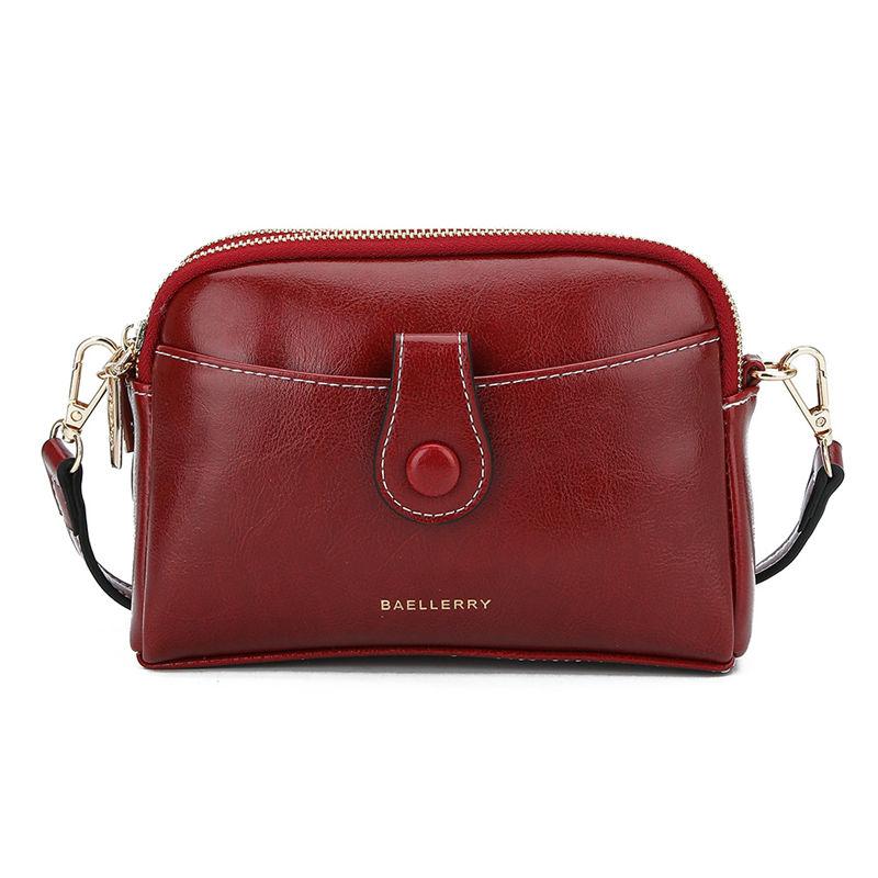 Baellerry Women Fashion Shoulder Bags PU Leather Crossbody Messenger Bag Casual Money Pack for Ladies Purse GZW