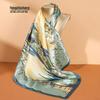 2024 New Style Mulberry Silk Scarf 70 - Fangcaodu Small Square Summer Shawl 