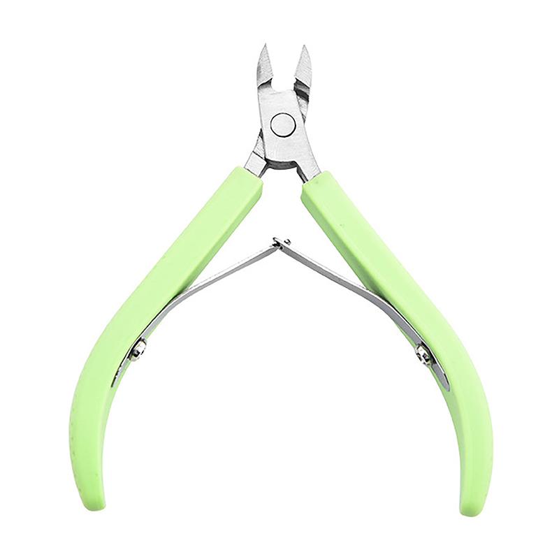 

Professional Fingernail Toenail Cuticle Nipper Trimming Stainless Steel Nail Clipper Cutter Cuticle Scissor Plier Manicure Tool зелёный